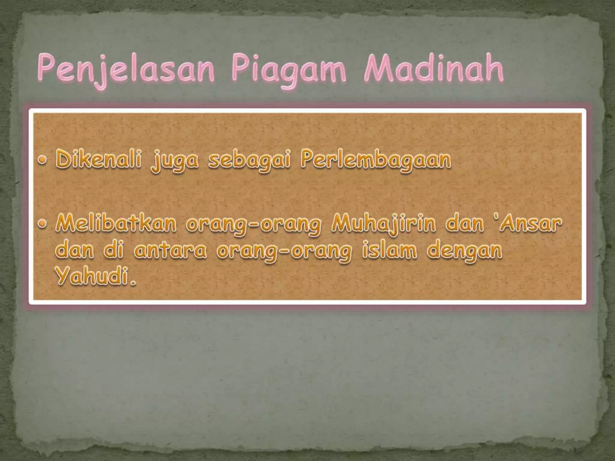 Piagam Madinah | PPTX