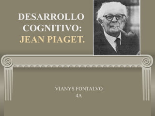 DESARROLLO
 COGNITIVO:
JEAN PIAGET.




      VIANYS FONTALVO
             4A
 