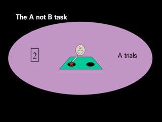 The A not B task
 The A not B task




      2             A trials
 