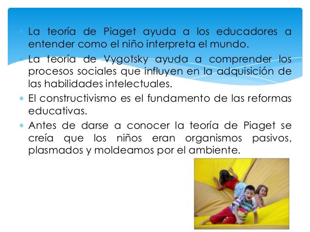 Como se llama la teoria de piaget