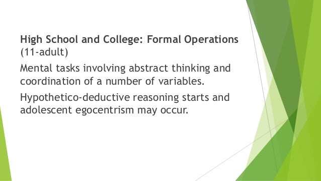 piaget abstract thinking