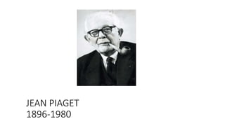 JEAN PIAGET
1896-1980
 
