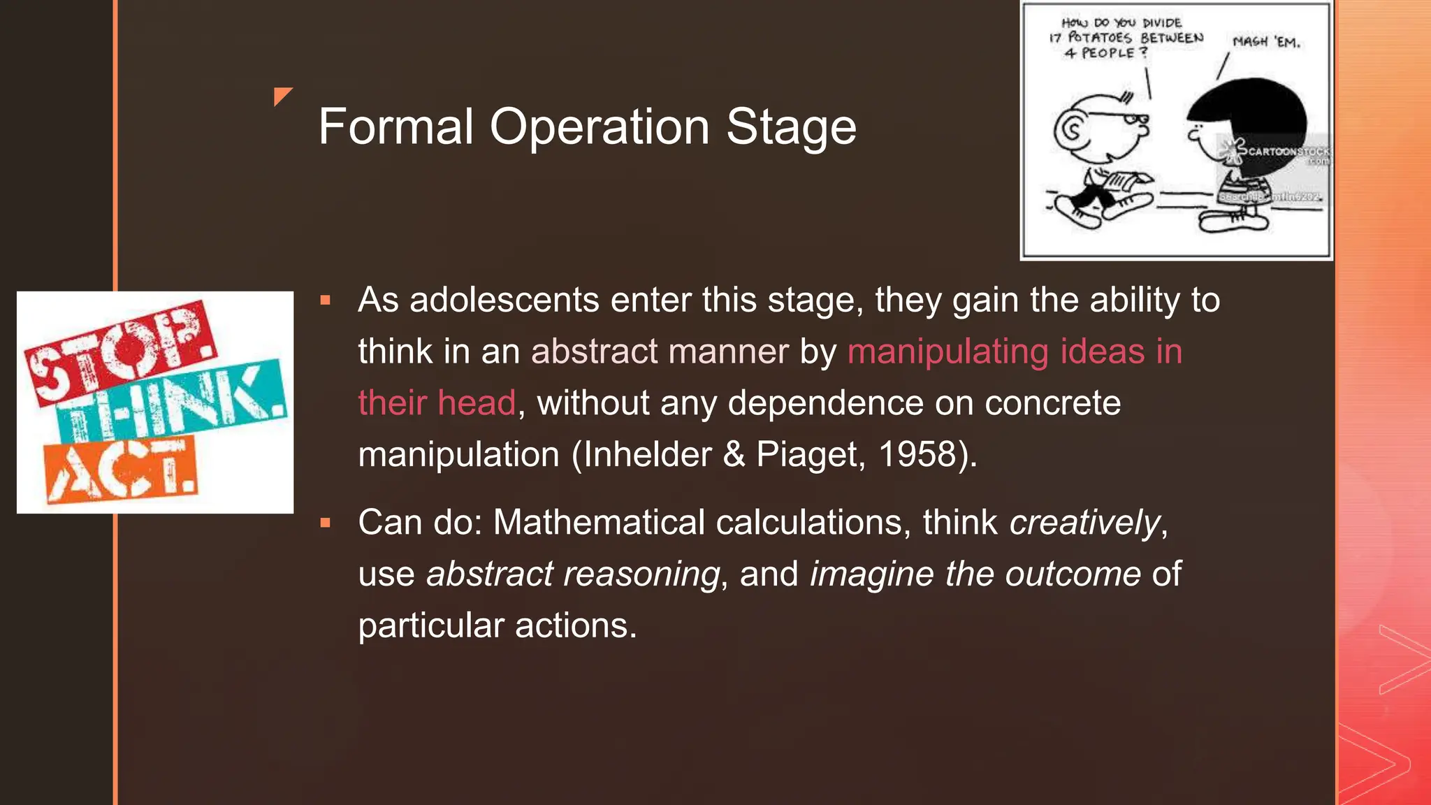 Piaget contribution.pptx Piaget's cognitive development stages | PPTX