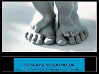 ESTÁGIO SENSÓRIO MOTOR
Fonte: http://www.jcwilke.hpg.ig.com.br/fases.htm
 