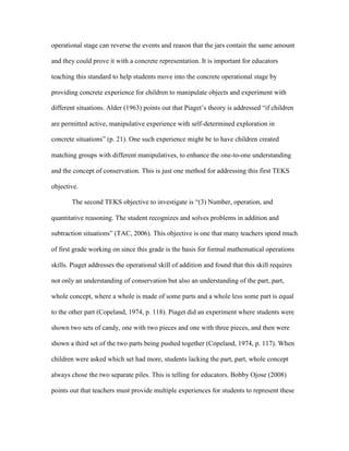 piaget maths theory