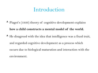 Comprehensive Overview of Piaget’s Cognitive Development Theory and ...