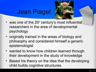 Piaget's cognitive development stages and maslow's hierarchy of needs