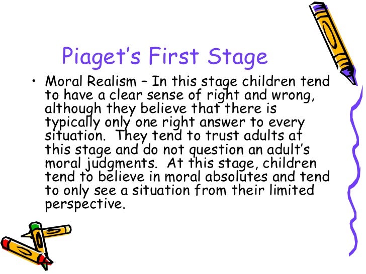 Piaget S Moral Development Stages Chart
