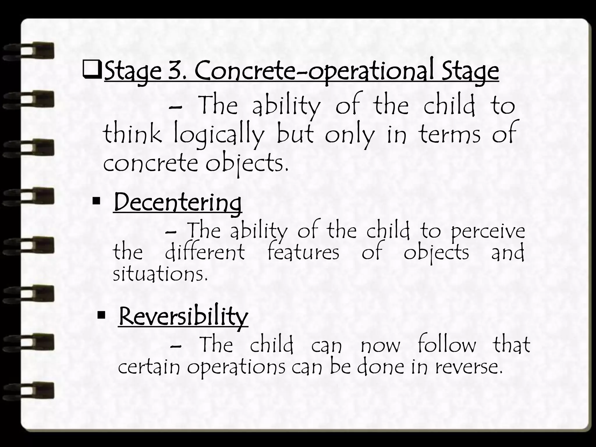 Jean Piaget Cognitive Development Is The Ability To Piaget's