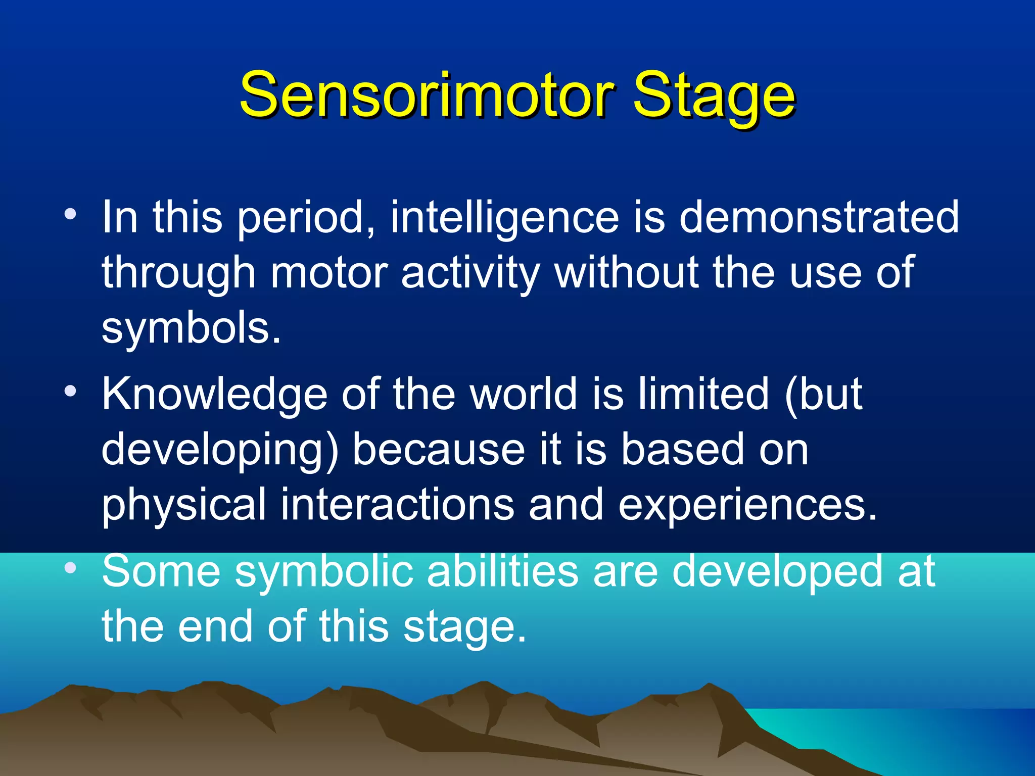 Piaget's stages of cognitive development | PPT