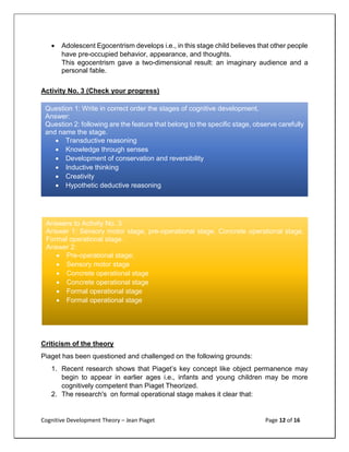 Piaget's Theory of Cognitive Development.docx