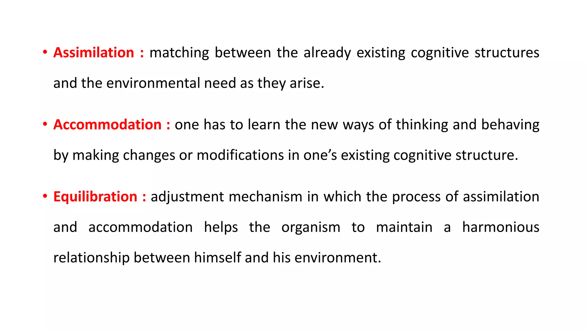 Piaget's theory of cogntive development | PPTX