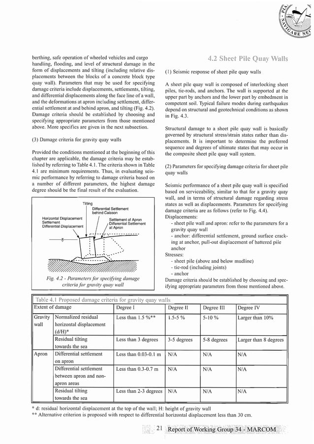 Pianc - Seismic Design Guidelines for Port Structures | PDF