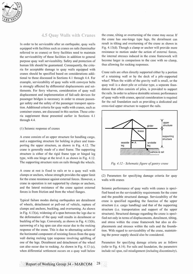 Pianc - Seismic Design Guidelines for Port Structures | PDF