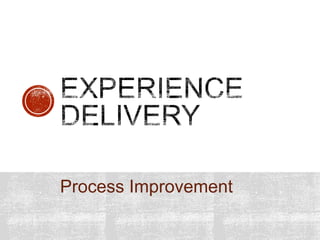 Process Improvement
 