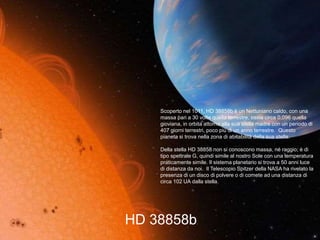 extrasolari nella costellazione di Orione PPT