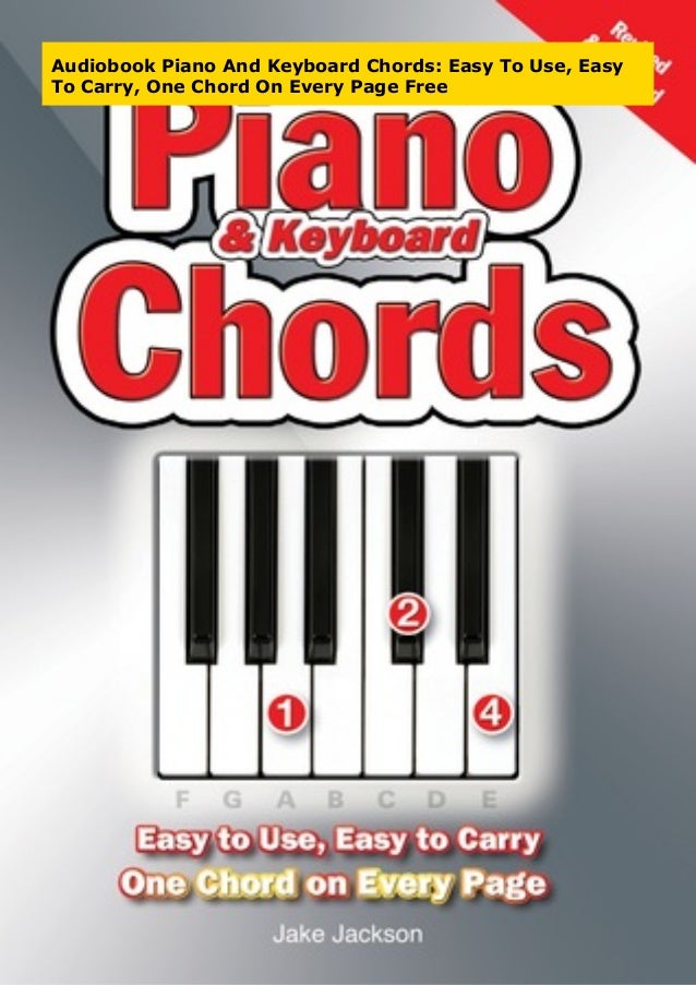 Audiobook Piano And Keyboard Chords Easy To Use, Easy To Carry, One