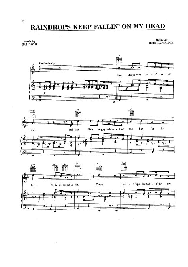 Labe Soucasnost Darek Drazka Raindrops Keep Falling On My Head Chords Guamnaturealliance Org Labe Soucasnost Darek Drazka Raindrops Keep Falling On My Head Chords Guamnaturealliance Org