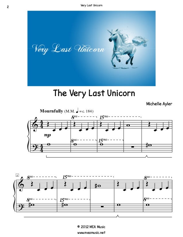 Piano music sheet for kids sampler