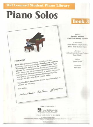 De Haske Solos pour piano vol. 3 livre - Boullard Musique