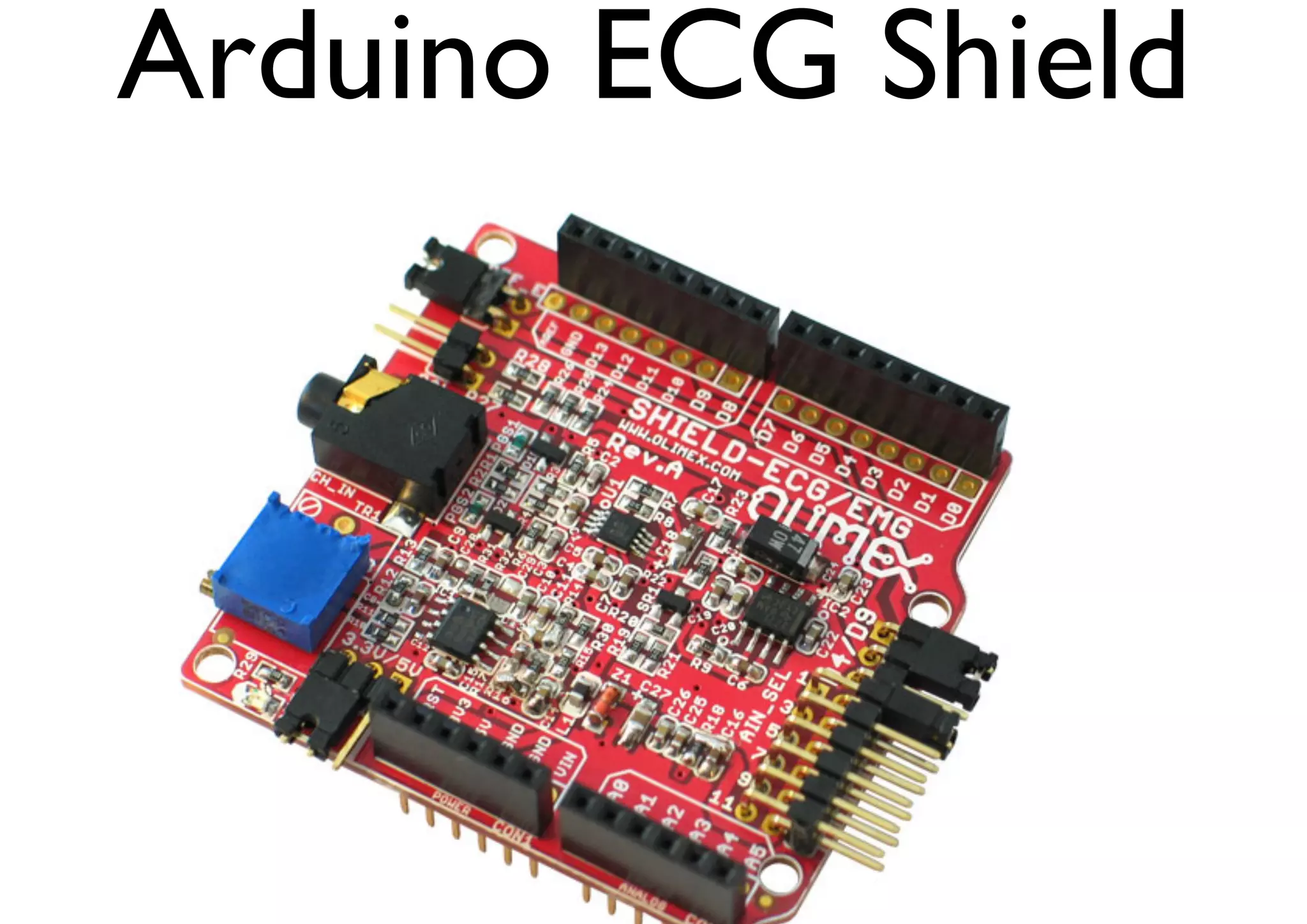 Arduino ECG Shield 
 