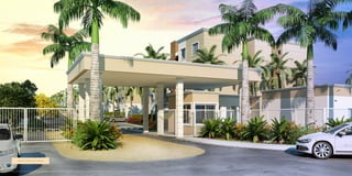 29
G U A R I T A E P Ó R T I C O D E E N T R A D A
Imagens Ilustrativas. O material publicitário apresenta representações artísticas da vegetação em porte adulto, o empreendimento será entregue com a vegetação de porte jovem e poderá demorar alguns anos para atingir o porte representado nas perspectivas.
 