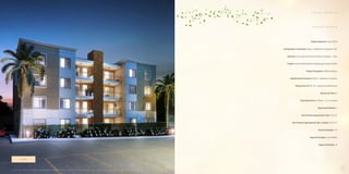 7
F I C H A T É C N I C A
D A D O S G E R A I S
Empreendimento: Piazza di Fiori
Incorporação e Construção: Engeco - Engenharia e Construções Ltda.
Endereço: Acesso pelaTravessa Dom Jackson D. Rodrigues - Flores
Projeto: Paulo Lindenberg/Werner Albuquerque/Jackson Bomfim
Projeto Paisagístico:Takeda Arquitetos
Arquitetura de Interiores: Quattro - Arquitetura e Interiores
Perspectivas 3D: OCA 3D - ArquiteturaTridimensional
Número deTorres: 9
Pavimentos/Torre: 4 (Térreo + 3) com Elevador
Apartamento/Andar: 4
Área Privativa ApartamentoTipo: 79,63 m²
Área Privativa ApartamentoTipo c/ Garden: 107,47 m²
Total de Unidades: 144
Vagas de Garagem: 2 por Unidade
Vagas deVisitante: 18
F A C H A D A
Imagens Ilustrativas. O material publicitário apresenta representações artísticas da vegetação em porte adulto, o empreendimento será entregue com a vegetação de porte jovem e poderá demorar alguns anos para atingir o porte representado nas perspectivas.
 