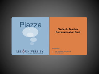 Text Editor Options - Student : Piazza