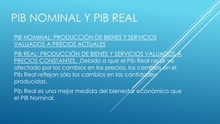 Pib – crecimiento económico | PDF