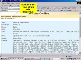 Sumário on-line ainda não disponível 