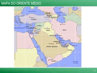 MAPA DO ORIENTE MÉDIO 