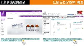 皮膚生理學7 : 皮膚護理 與 產品