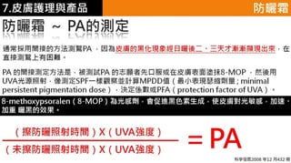 皮膚生理學7 : 皮膚護理 與 產品