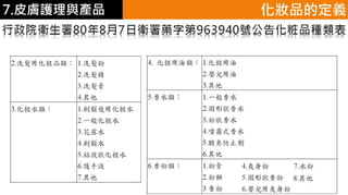 皮膚生理學7 : 皮膚護理 與 產品