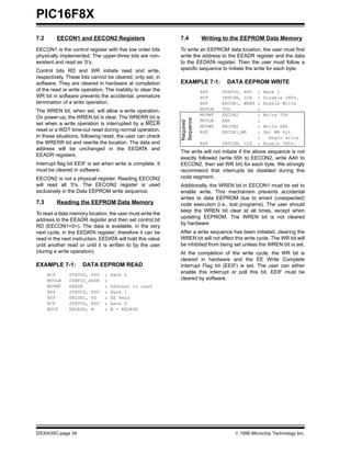 Data Sheet PIC 16F84 | PDF