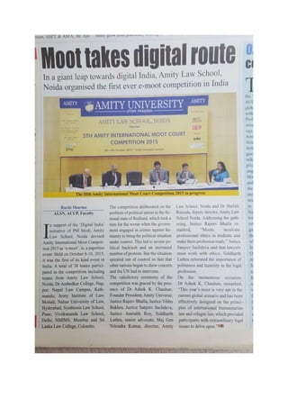 Moot takes digital route