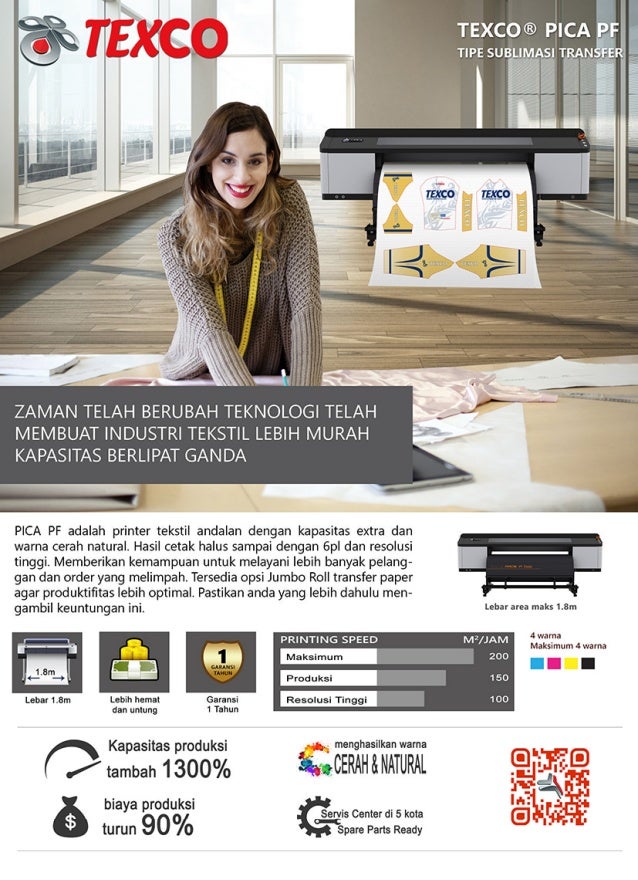 Mesin Printing Kain Pica PF