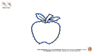 PINTA Y PICA
Autor pictogramas: Sergio Palao Procedencia: ARASAAC (http://arasaac.org) Licencia: CC (BY-NC-
SA) Propiedad: Gobierno de Aragón. Elaborado por: Ana Valme Rojas Pérez.