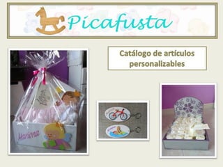 Picafusta catálogo  personalizables 2015