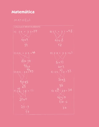 141PROJETO INTENSIVO NO CICLO I – 3O
ANO	
Matemática
 