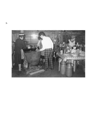 3. The Only Difference Now is Colored Photographs
4. America: Land of the Ignorant
5. America: Land of the Immigrant
6. The War Effort in its Humble Beginnings
What could you do to find more information about this photograph?
1. Look up women cooking during this time period and possibly a reason as to why so many women
would cook together.
2. Look up pictures of Nazi propaganda before WW2 and Hitler and children
3. Research police brutality in the civil rights era
4. Research the inequality of black men and women throughout history
5. Research early immigration and New York City
6. Research requirements to become a soldier during the two great wars
Based on what you have observed list 3 things you might infer from the photograph
1.
A. Early 1900’s
B. All the women are cooking
C. Poor because they cannot afford up to date equipment
2.
A. Southern Germany (child’s clothes)
B. Photo around 1940
C. Later in Hitler’s career due to relaxed clothing
3.
A. It is the civil rights era due to the clash of blacks and police
B. Police brutality was rampant during the 60s
C. Women were not excluded due to black women being in the crowd
4.
A. Due to the style of the photograph and its contents, it’s safe to say that the picture was made no
earlier than 1886 and no later than the 60s.
 