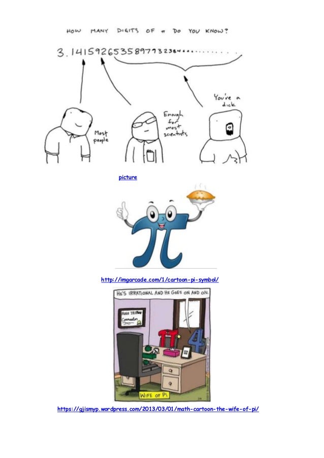 Pi cartoons and comics