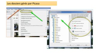 Les dossiers gérés par Picasa
 