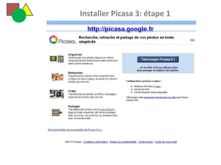   Installer Picasa 3: étape 1 