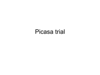 Picasa trial 