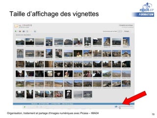 Taille d’affichage des vignettes 