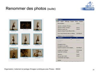 Renommer des photos  (suite) 