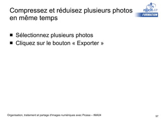 Compressez et réduisez plusieurs photos en même temps Sélectionnez plusieurs photos Cliquez sur le bouton « Exporter » 