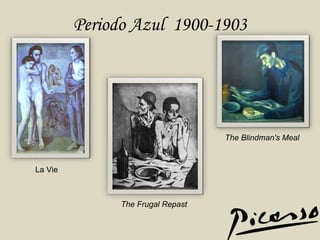 Periodo Azul  1900-1903 La Vie The Frugal Repast The Blindman's Meal   