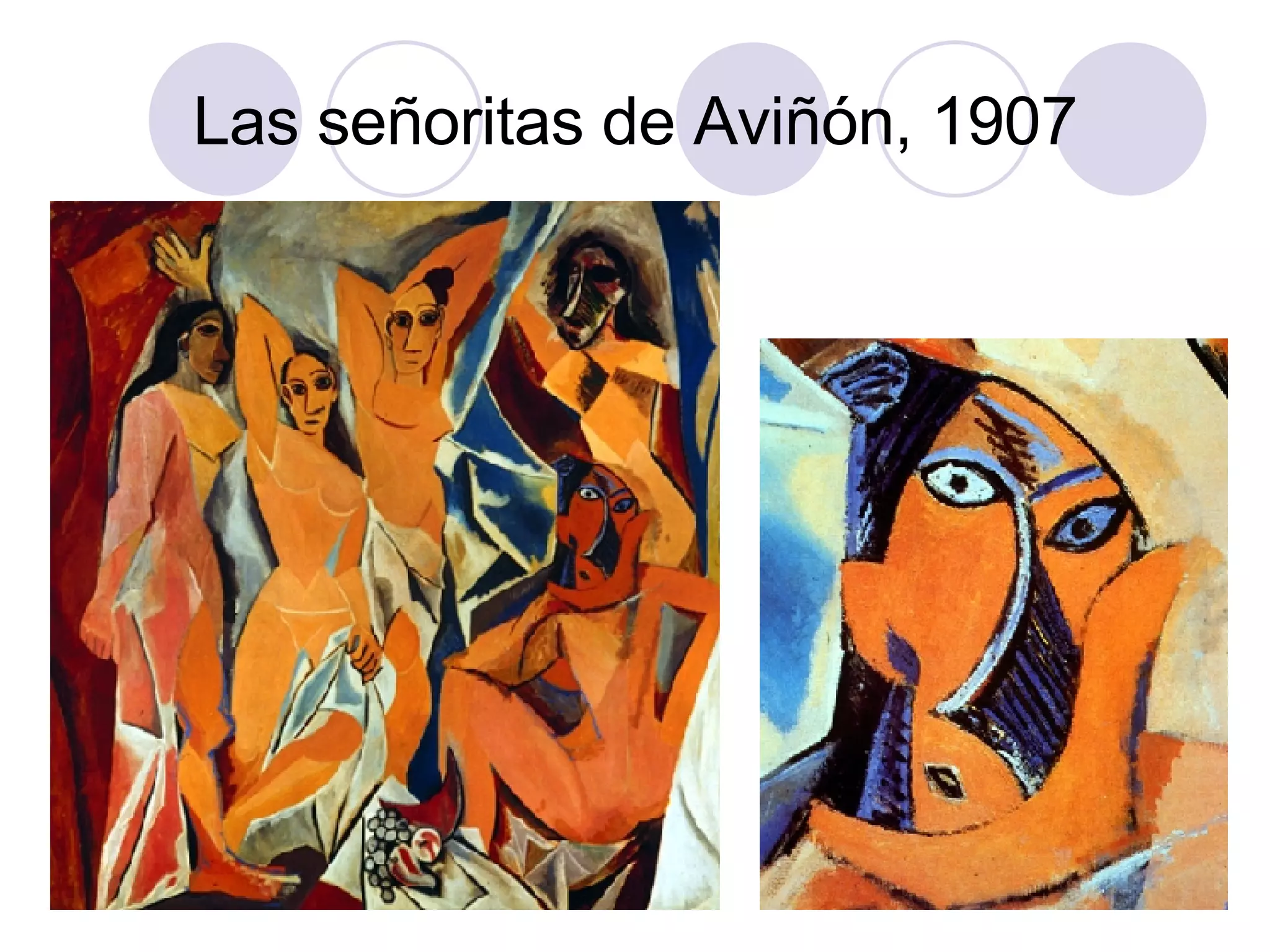 Las señoritas de Aviñón, 1907 